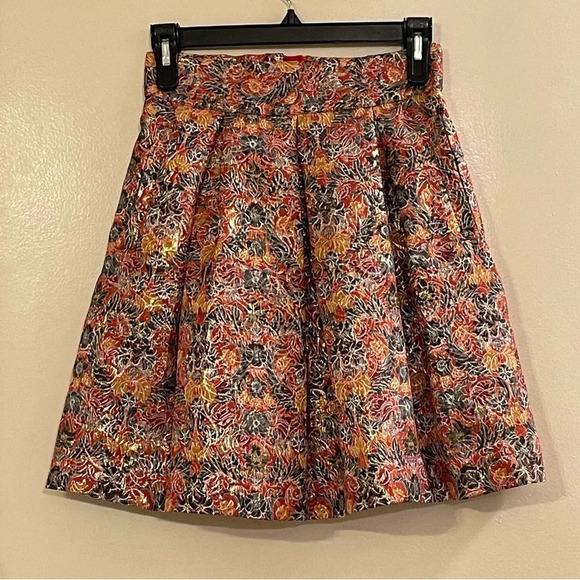 MAEVE by ANTHROPOLOGIE Rosia Printed Skirt in Red - Picture 5 of 11